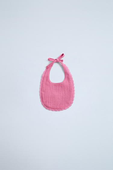 TEXTURED BIB - Fuchsia by Zara