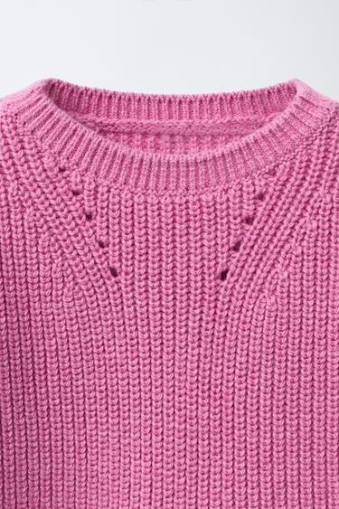 HEART EMBROIDERY SHIRT WITH KNITTED VEST - Pink by Zara - Image 2