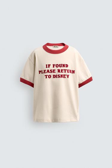 ÁO PHÔNG IN CHỮ HARRY LAMBERT FOR ZARA X DISNEY - 009 từ Zara - Hình ảnh 0
