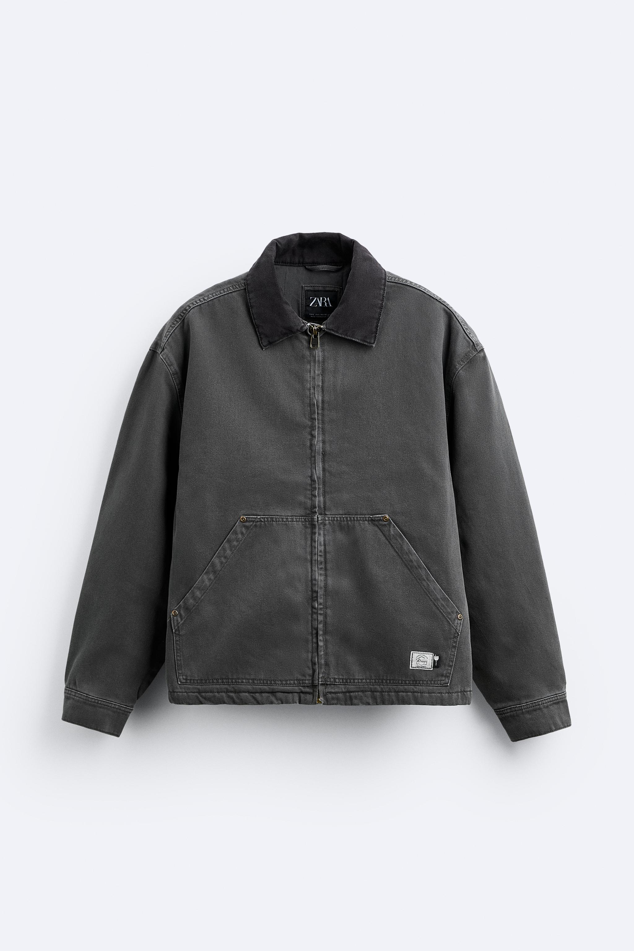 Zara best sale contrasting jacket