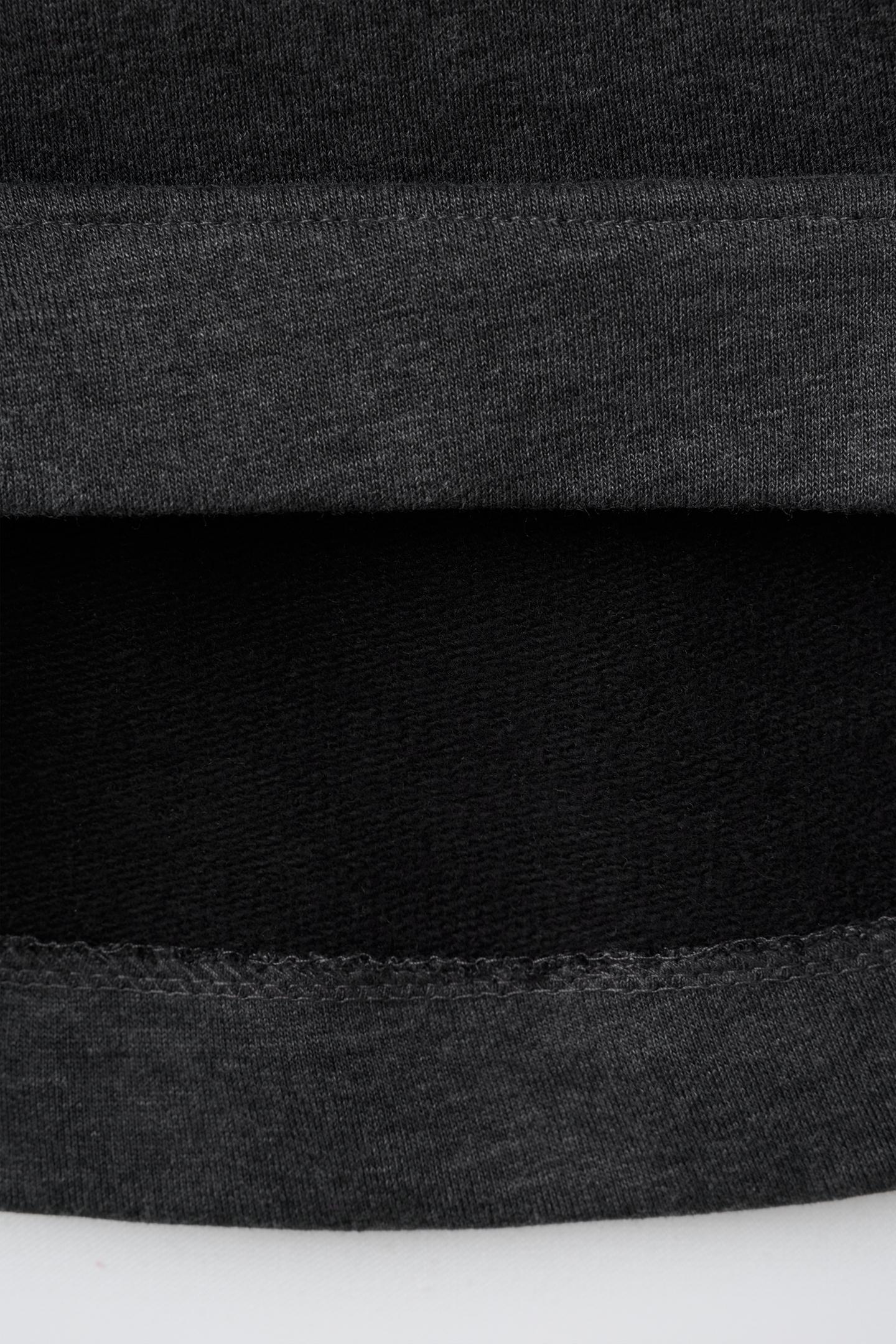 Детский свитшот Zara Sporty Embroidered, цвет: Тёмный серый — фото 6