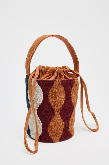 MINI SAC SEAU CYLINDRIQUE COULEURS - Multicolore de Zara - Image 1