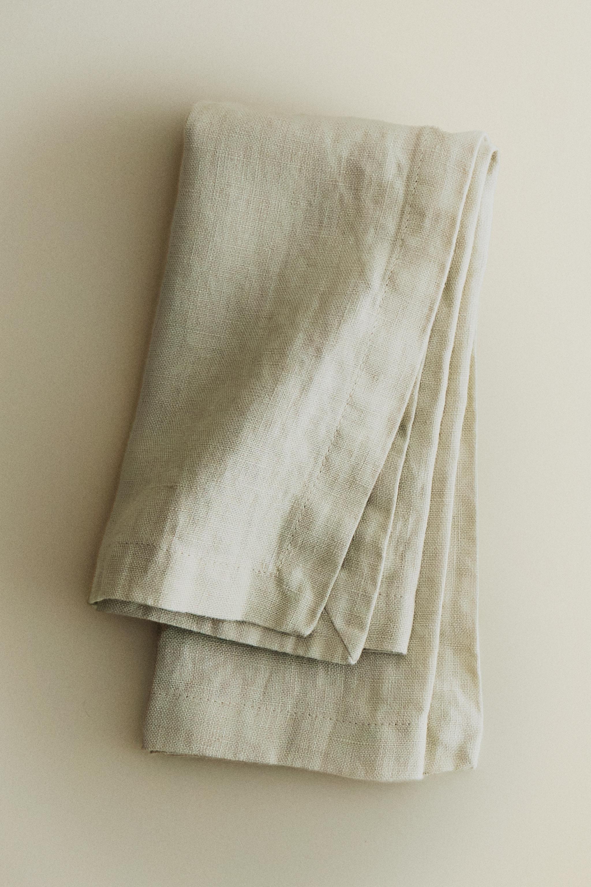 PACK SERVIETTES DE TABLE LIN DÉLAVÉ (LOT DE 2)