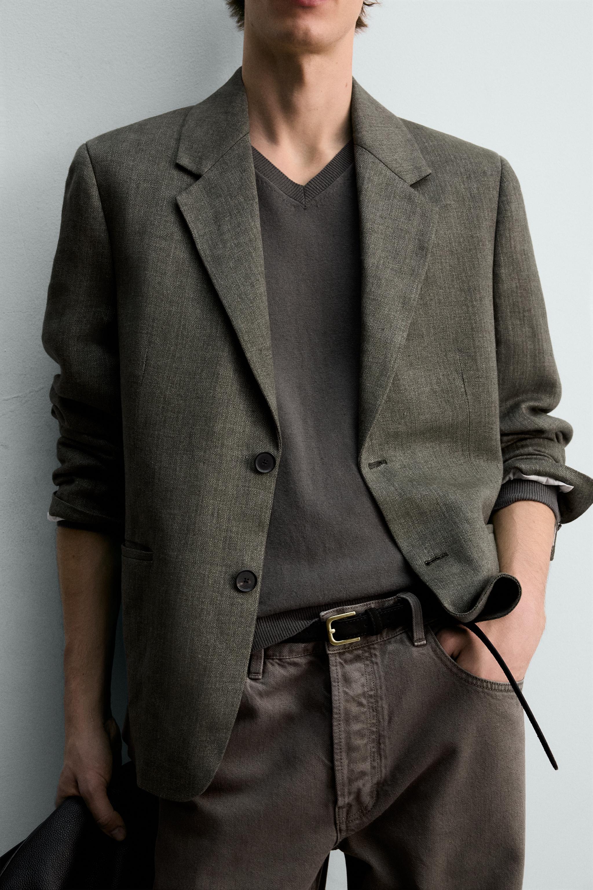 VESTE STRUCTURÉE 100% LIN
