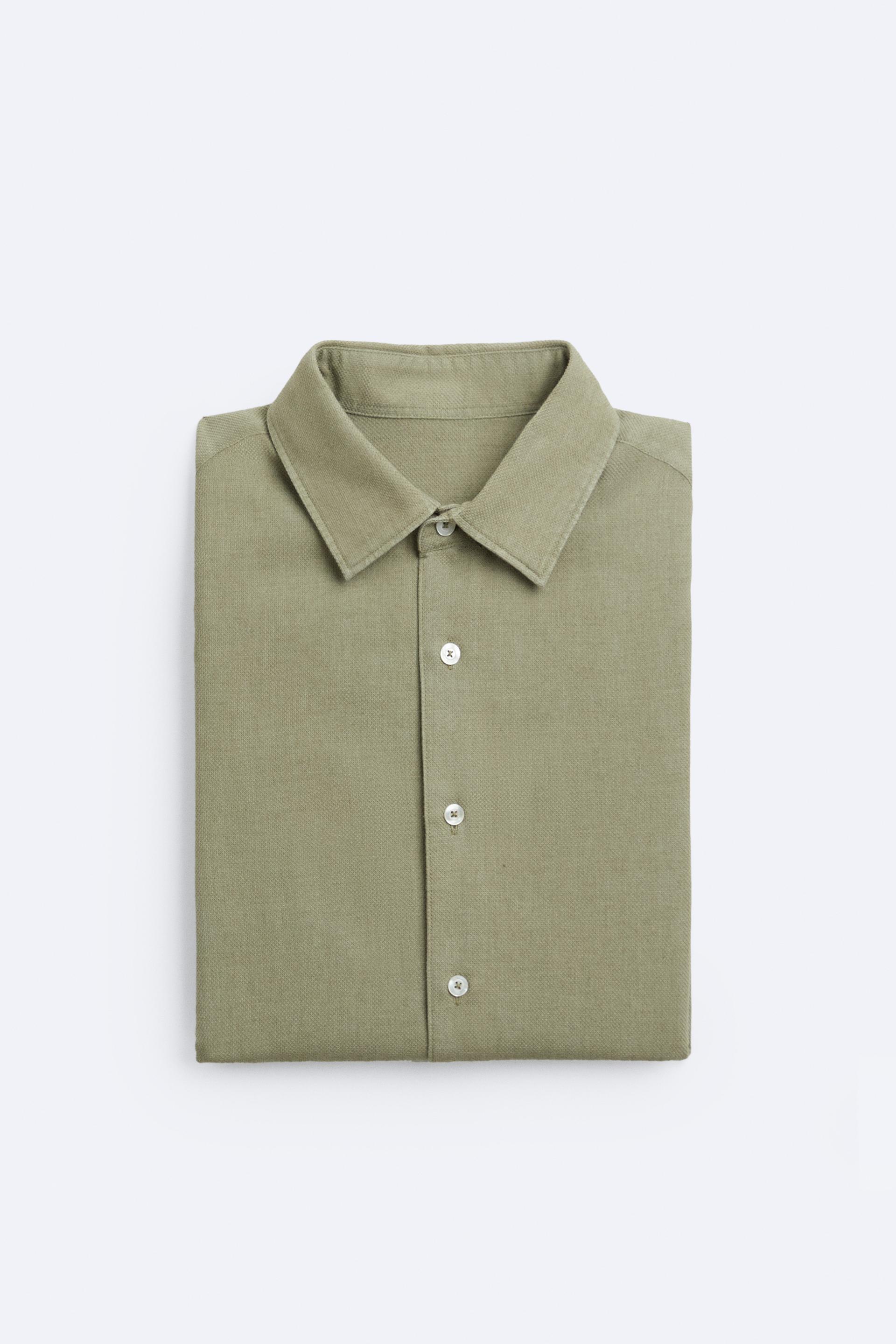 EASY CARE TEXTURED SHIRT - Printed