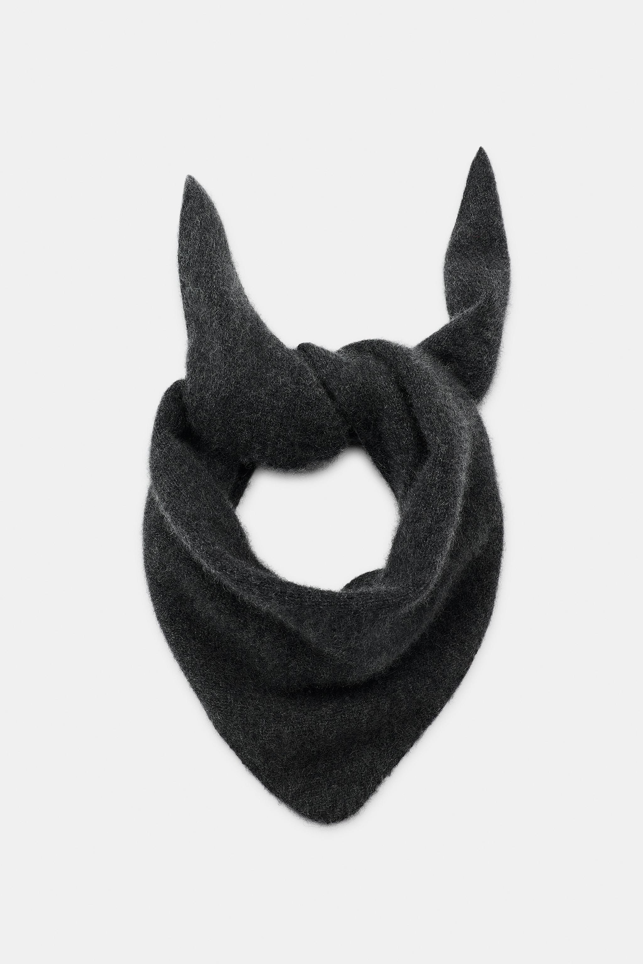 SOLID-COLOR 100% CASHMERE BANDANA