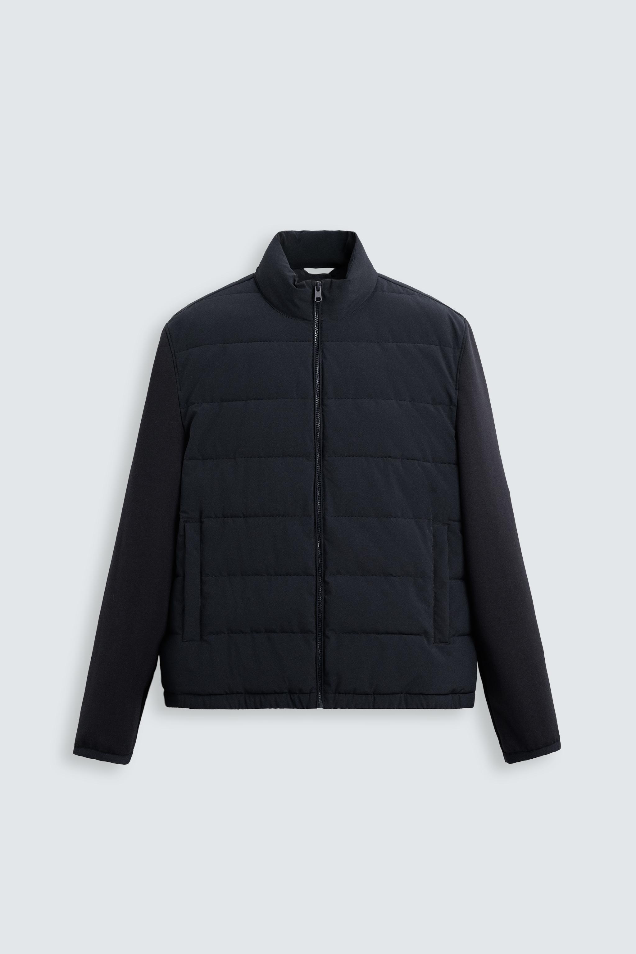 PADDED COMBINATION JACKET - Stone | ZARA United States