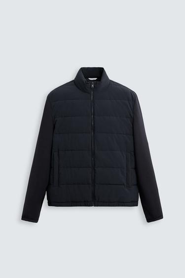 CAZADORA COMBINADO ACOLCHADO - Marino de Zara