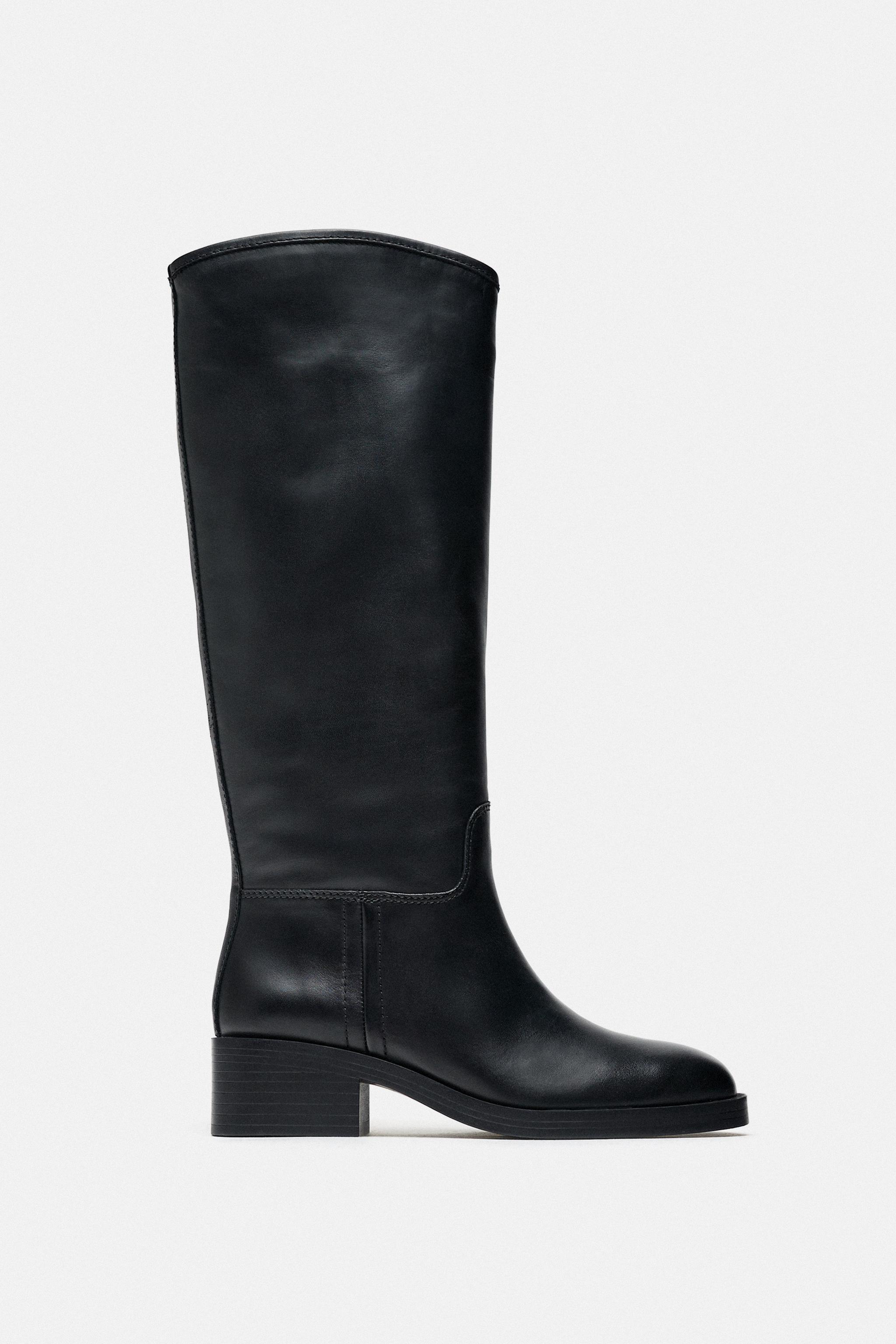 Botas altas de mujer en zara new arrivals