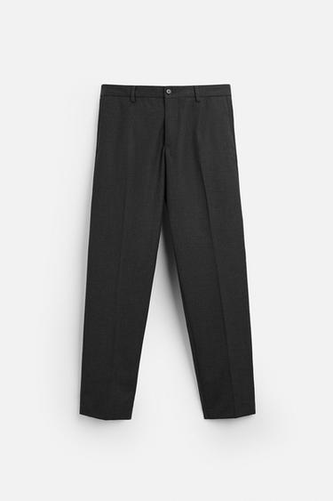 COMFORT SUIT TROUSERS - Anthracite Grey by Zara
