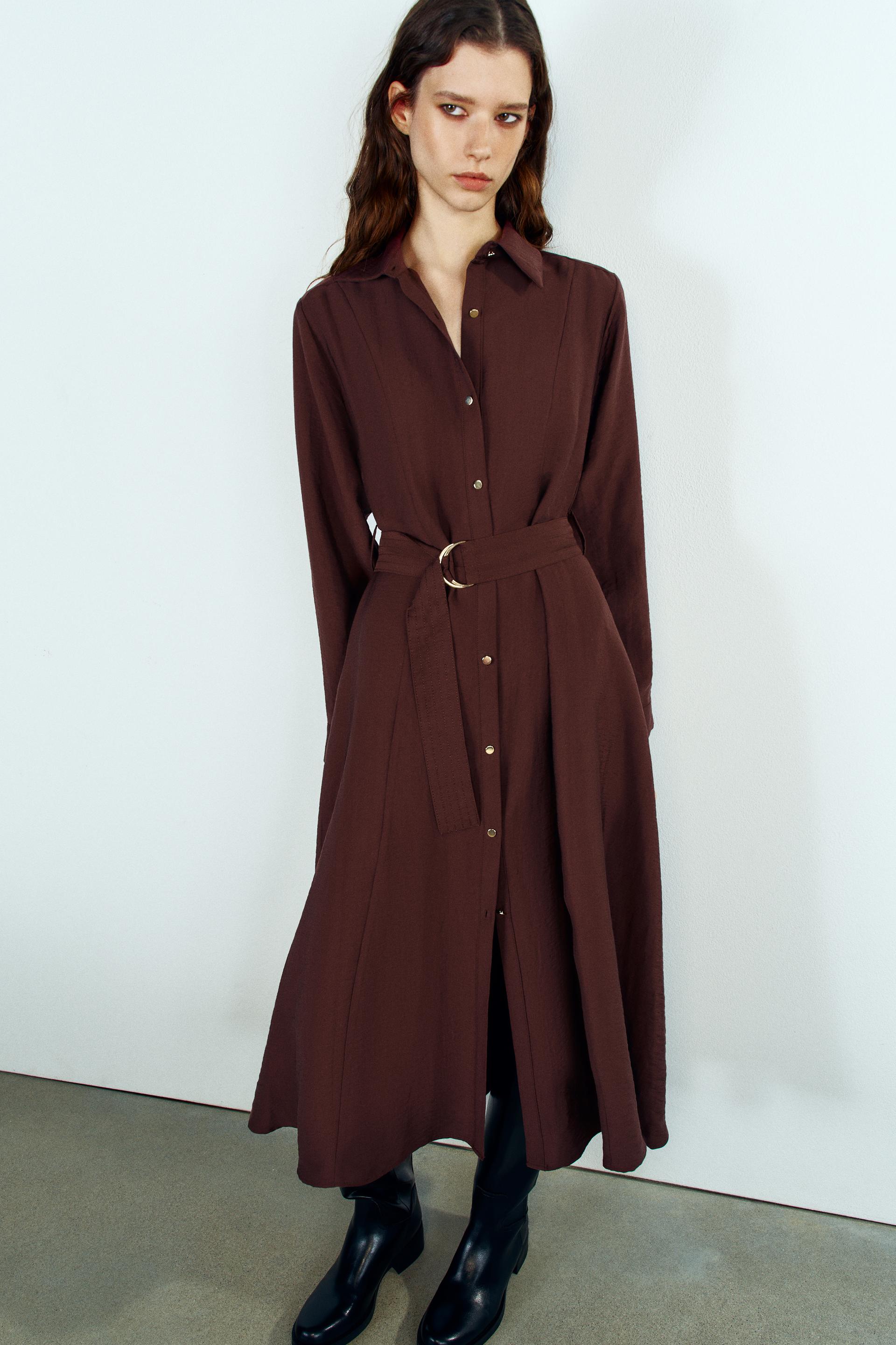 BELTED SHIRT DRESS thumbnail 2