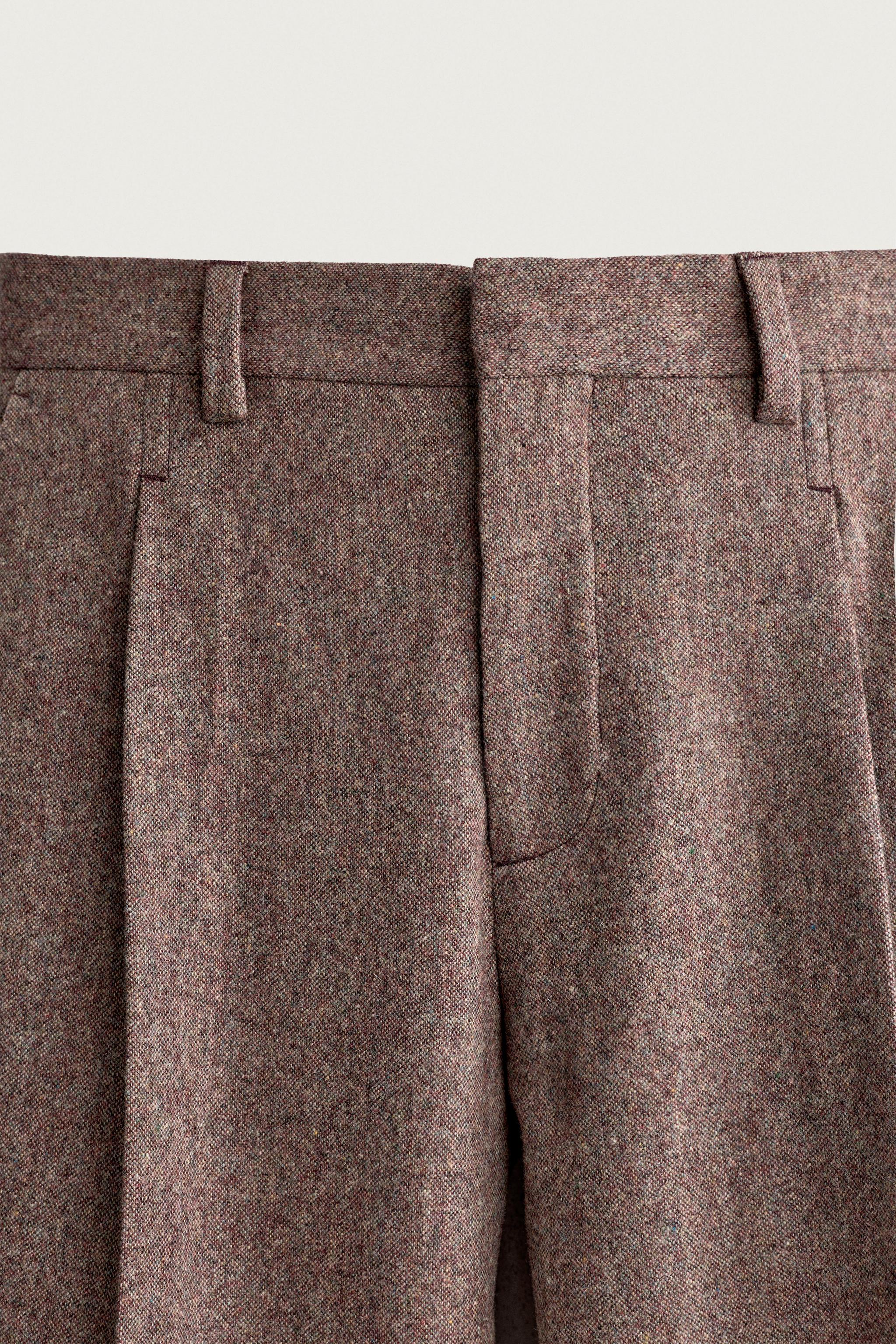 PANTALON DE COSTUME 100% LAINE