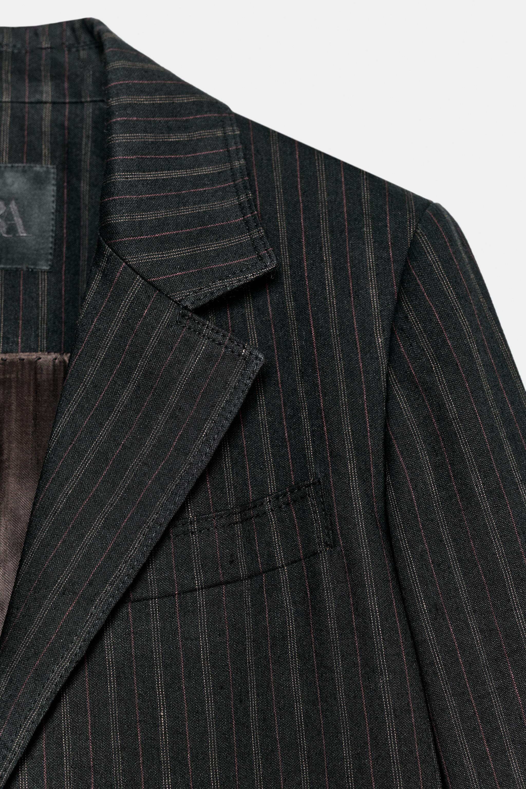 STRIPED BLAZER ZW COLLECTION LIMITED EDITION