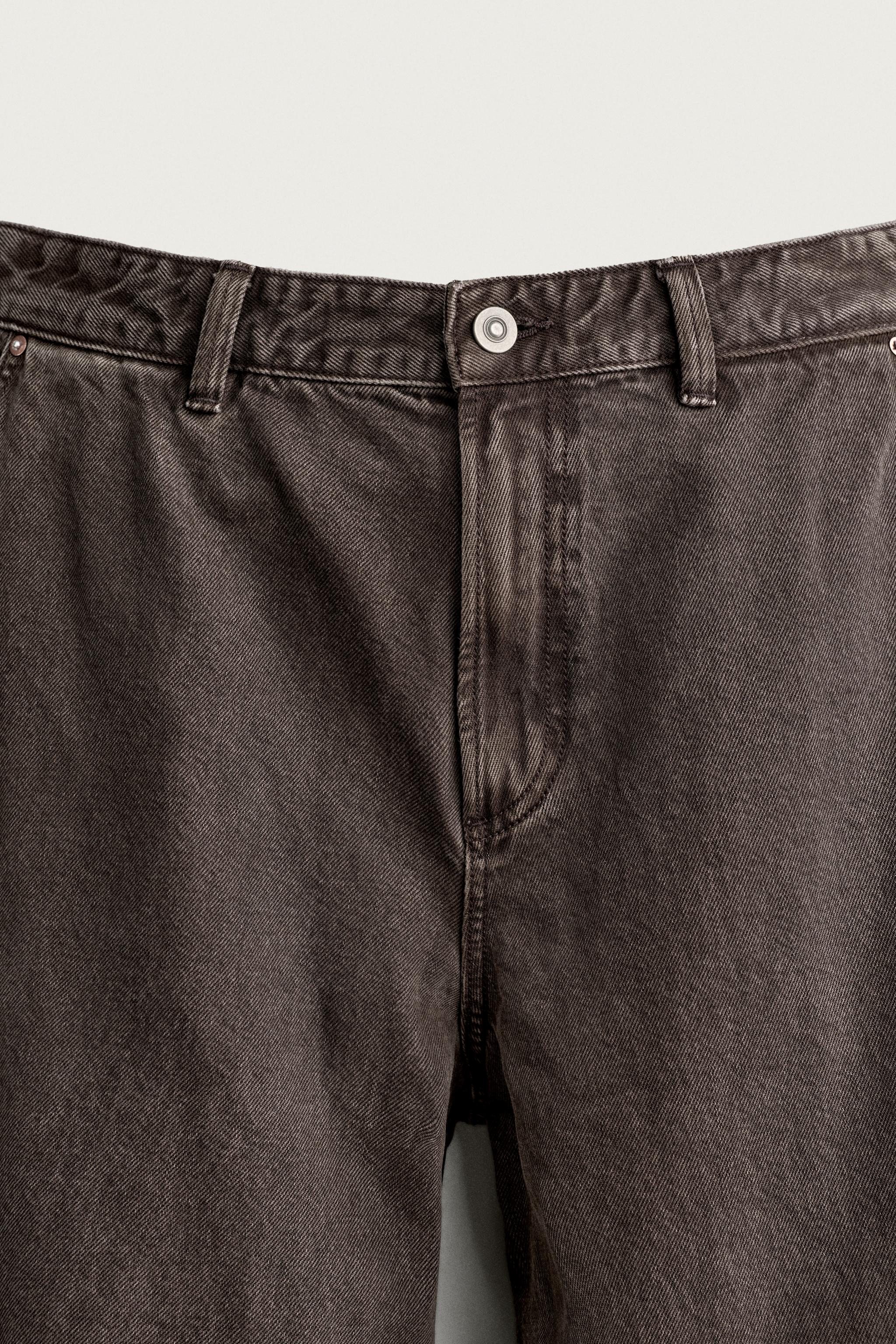 RELAXED FIT SEWN CARGO PANTS
