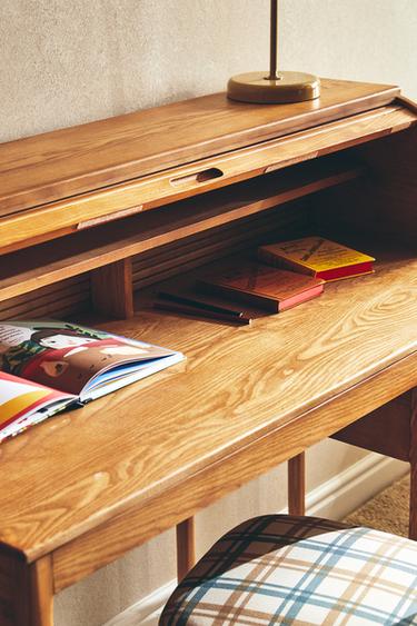 BUREAU EN BOIS - Beige clair de Zara - Image 5