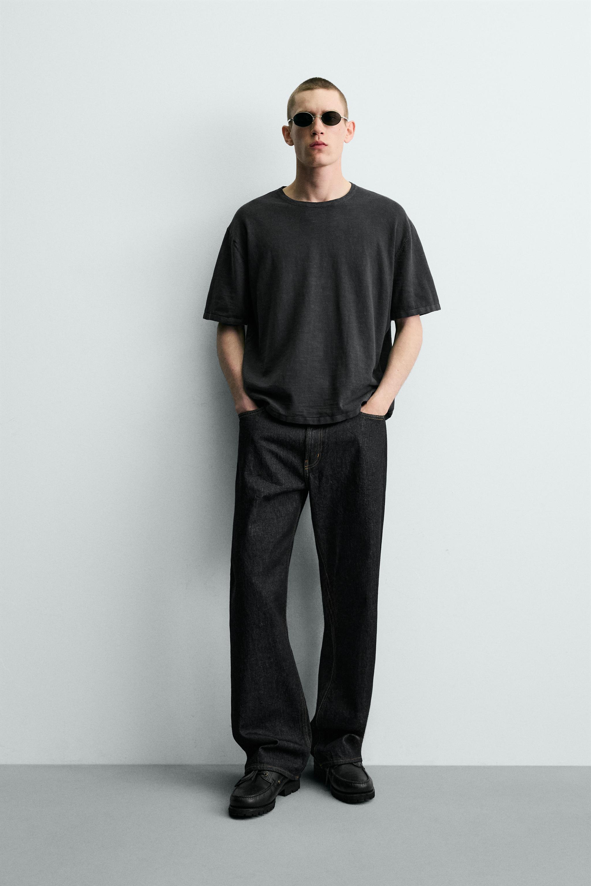 FLAMÉ TEXTURED KNIT T-SHIRT