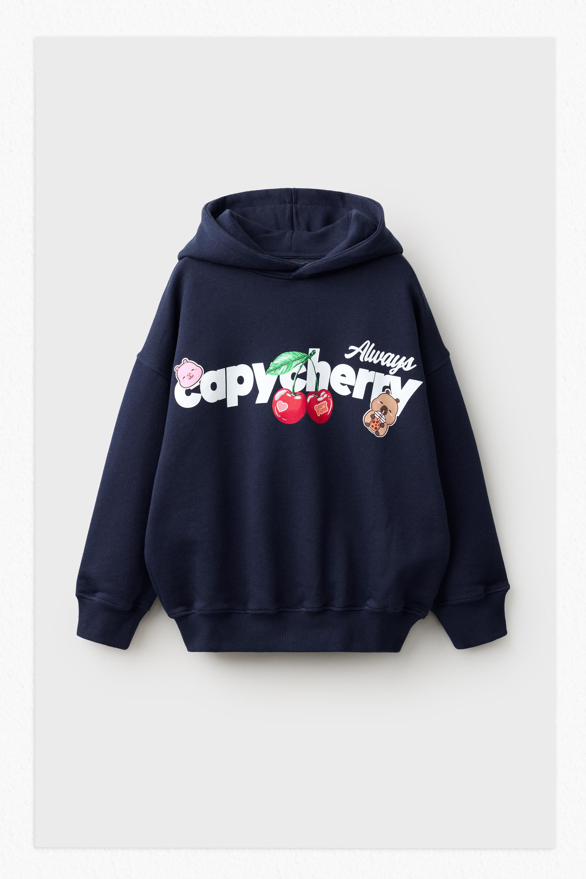 CAPIBARA CAPYFUN © HOODIE — Navy blue