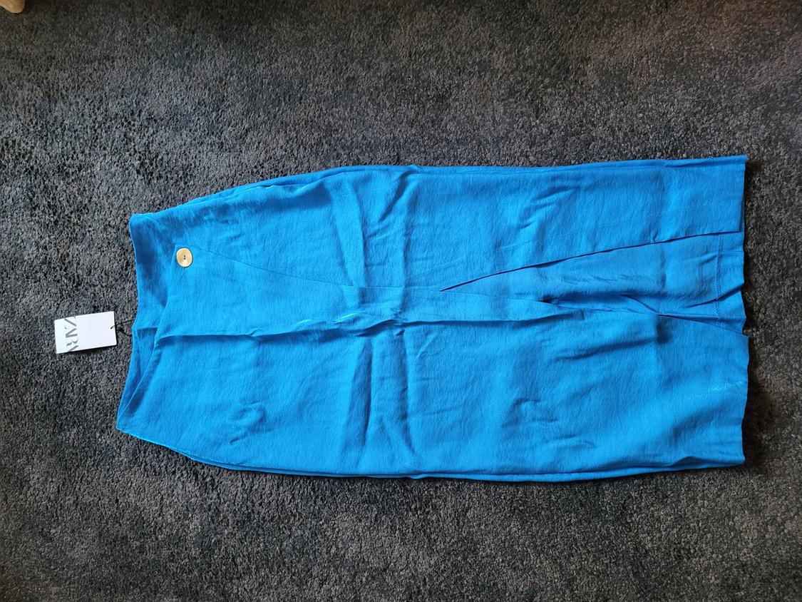 SATIN WRAP SKIRT - Image 5