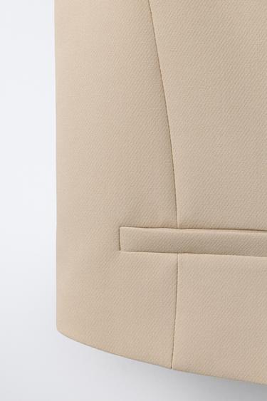 SUIT WAISTCOAT - Beige by Zara - Image 3