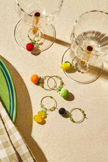 LOT MARQUE-VERRES FRUITS (LOT DE 6) - Imprimée de Zara - Image 5
