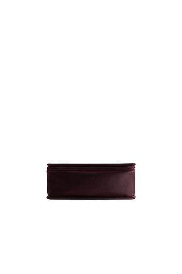 SATEEN OBJECT HOLDER WASH BAG - Burgundy Red by Zara