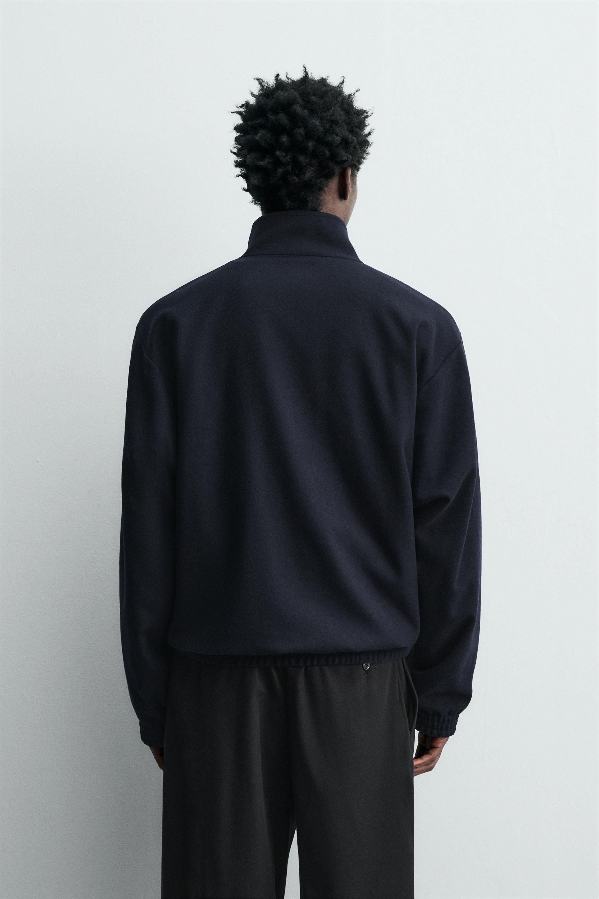 REVERSIBLE WOOL - CASHMERE BOMBER JACKET
