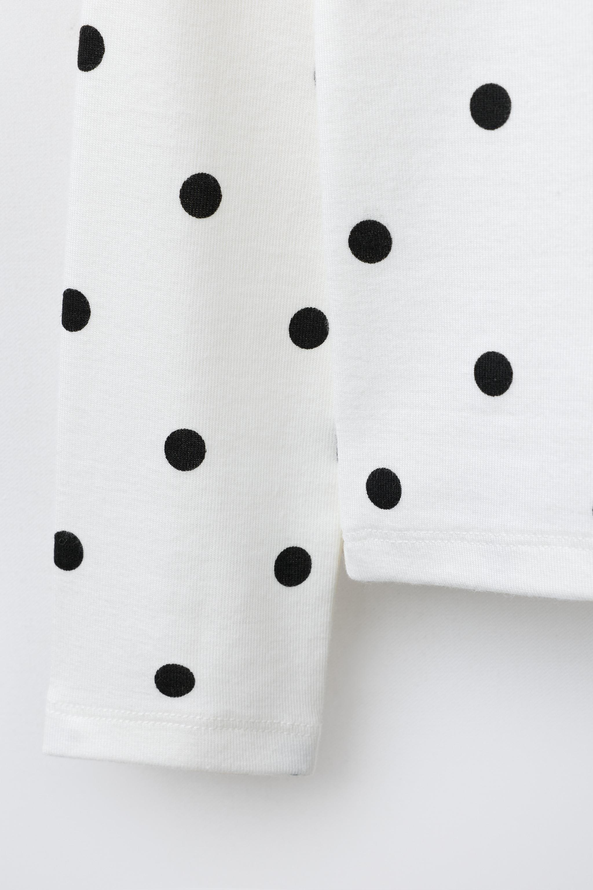 T-SHIRT À POIS AVEC MODAL