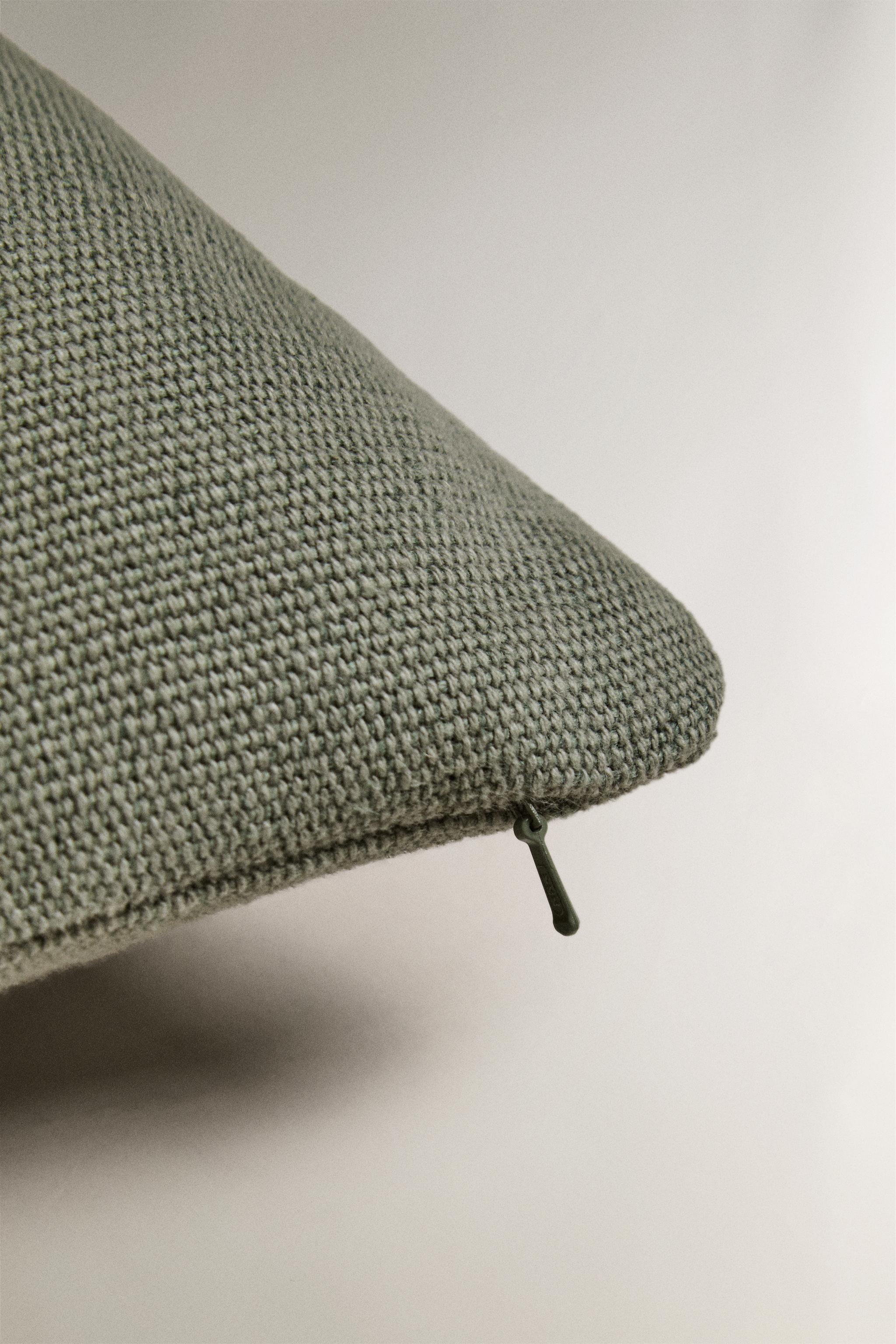 HOUSSE DE COUSSIN JUTE ET COTON