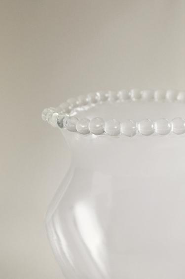 BUBBLED GLASS VASE - Transparent by Zara - Image 3
