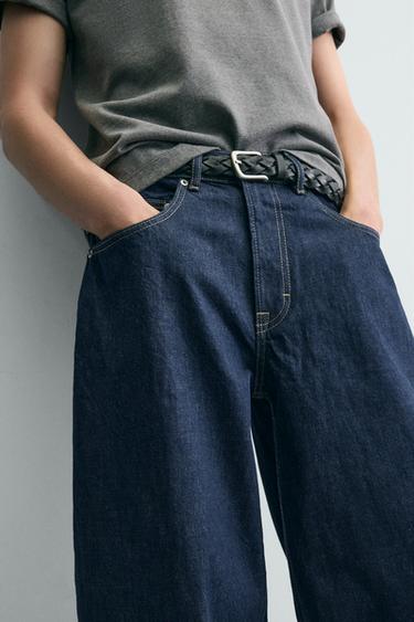 JEAN COUPE BALLON - Indigo de Zara - Image 6