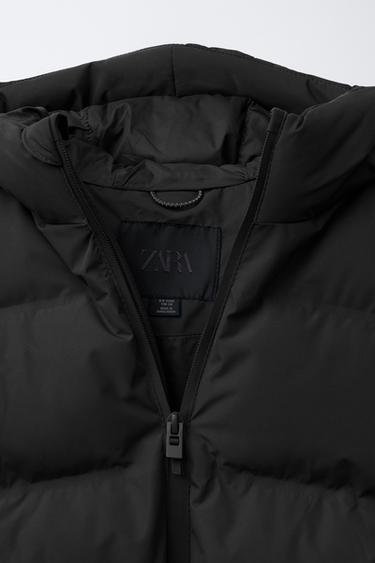 MANTEAU MATELASSÉ ÉTIQUETTE WATER REPELLENT - Noir de Zara - Image 6