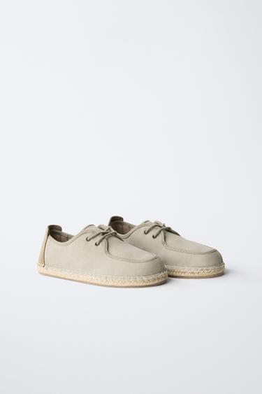 ESPADRILLES À LACETS ÉDITION LIMITÉE - Gris de Zara - Image 1
