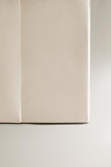 BOÎTE DE RANGEMENT CARRÉE AVEC COUVERCLE - Beige clair de Zara - Image 4