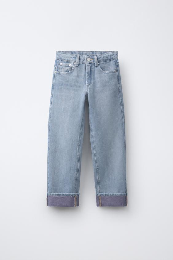 JEANS STRAIGHT - Azul medio de Zara - Imagen 0