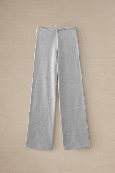 PANTALON LONG CÔTELÉ - Gris de Zara - Image 5