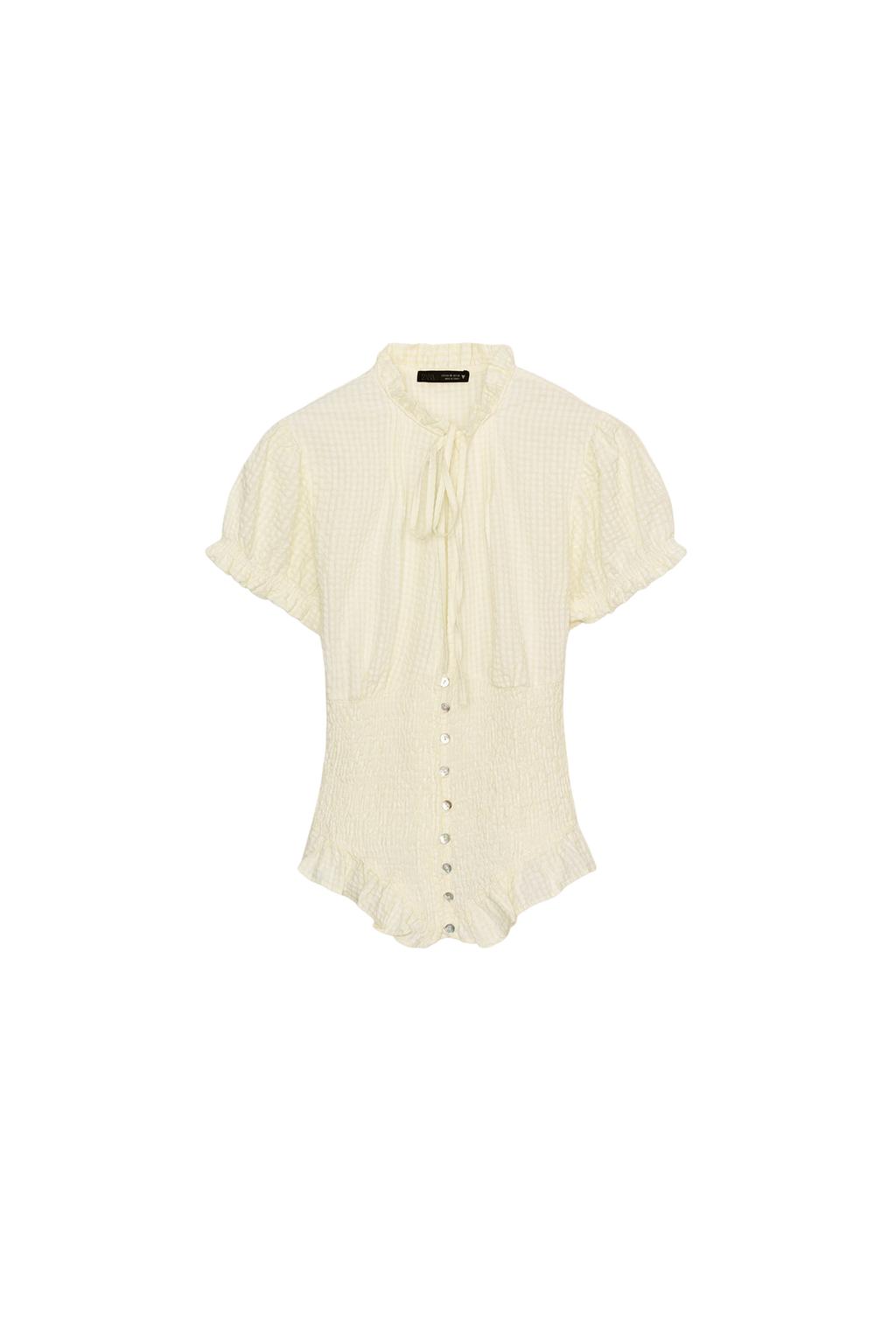TIED STRUCTURED TOP - image 3