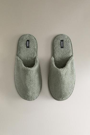 CHINELO DE TURCO - Verde-caqui da Zara