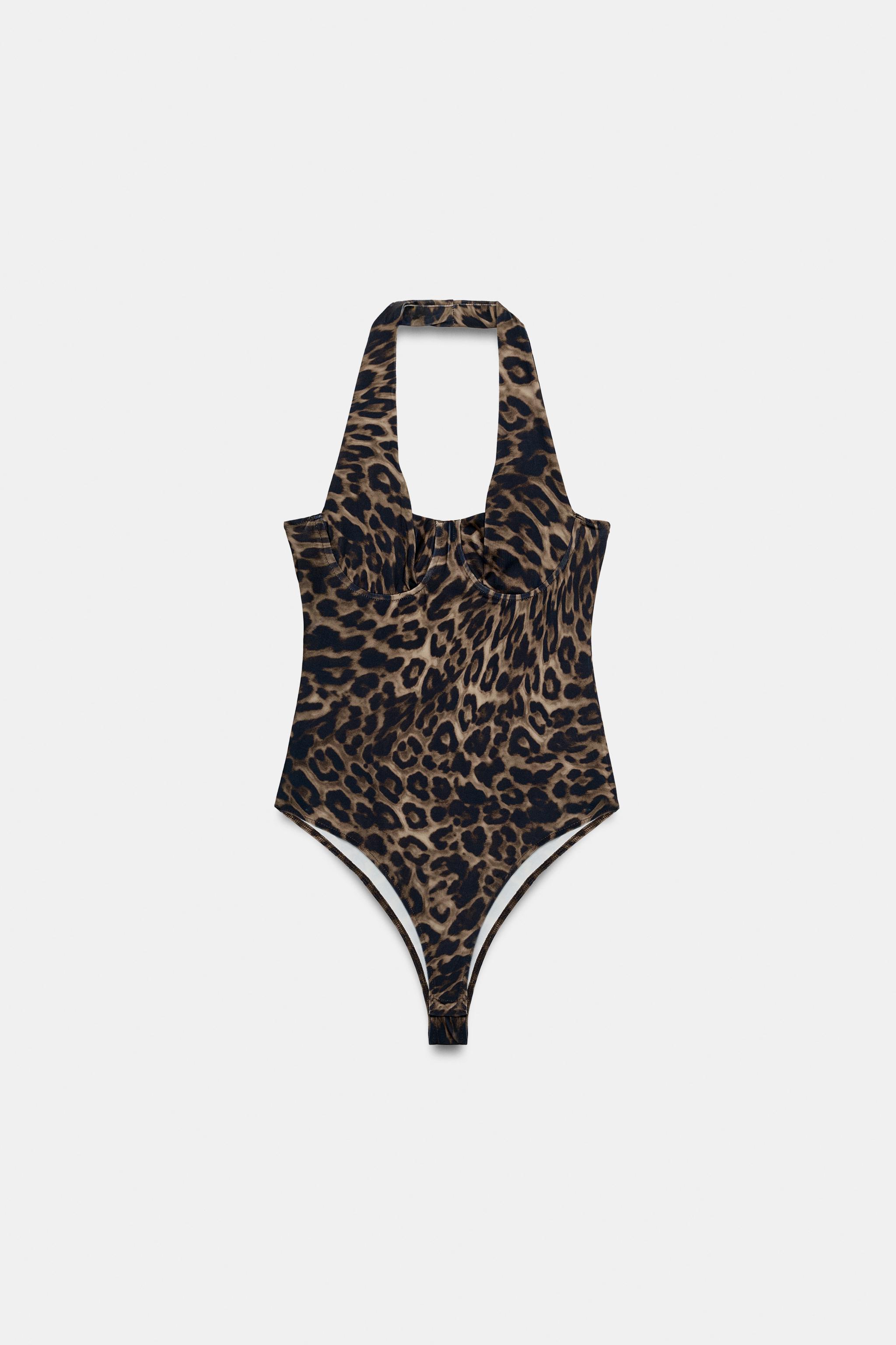 Zara Halter Yaka Balenli Body görsel 5