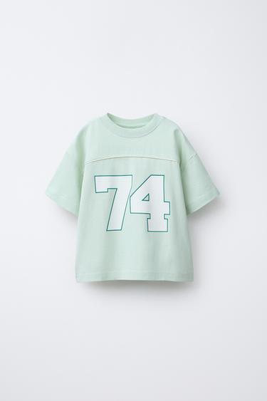 CAMISETA DE JOGGING - Verde-claro da Zara