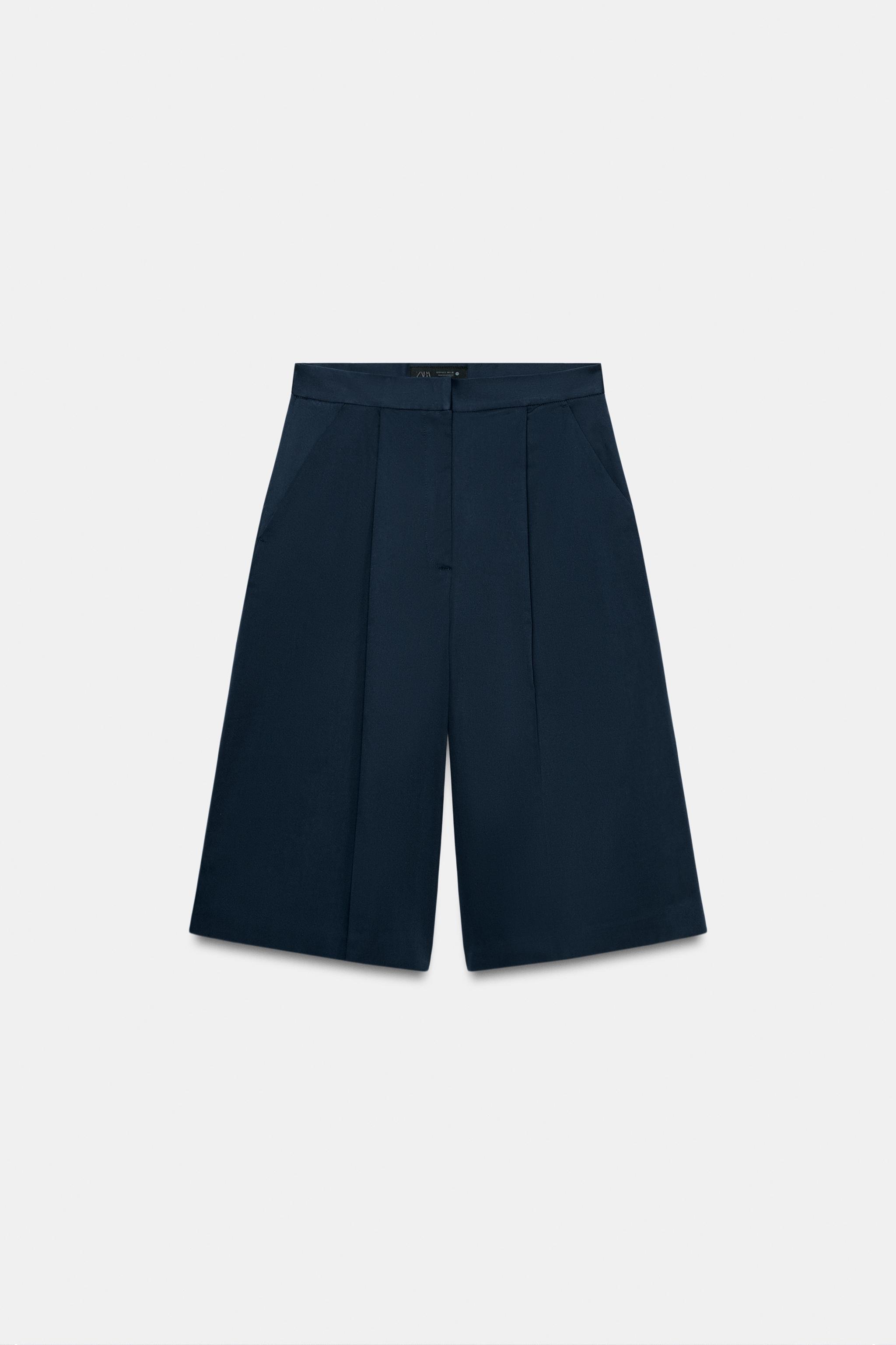 ZW COLLECTION PİLİLİ BERMUDA - Görsel 7