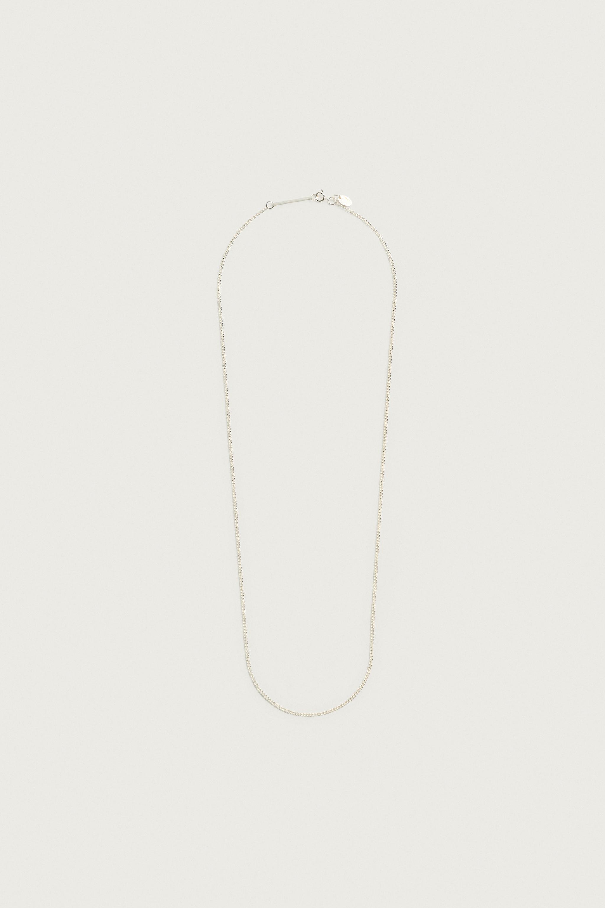 STAINLESS STEEL LINK CHAIN — Silver