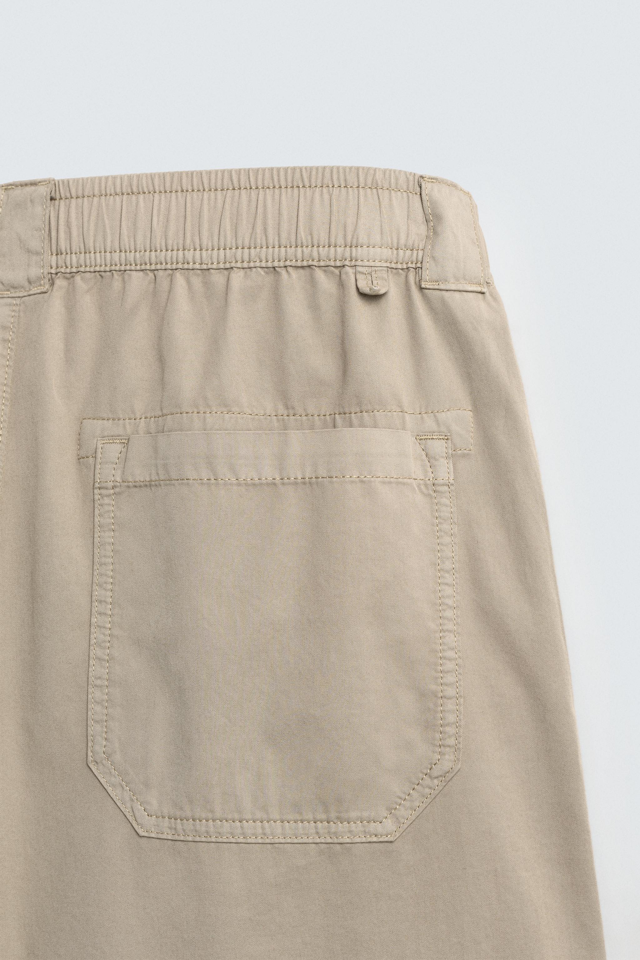 RELAXED FIT COTTON PANTS