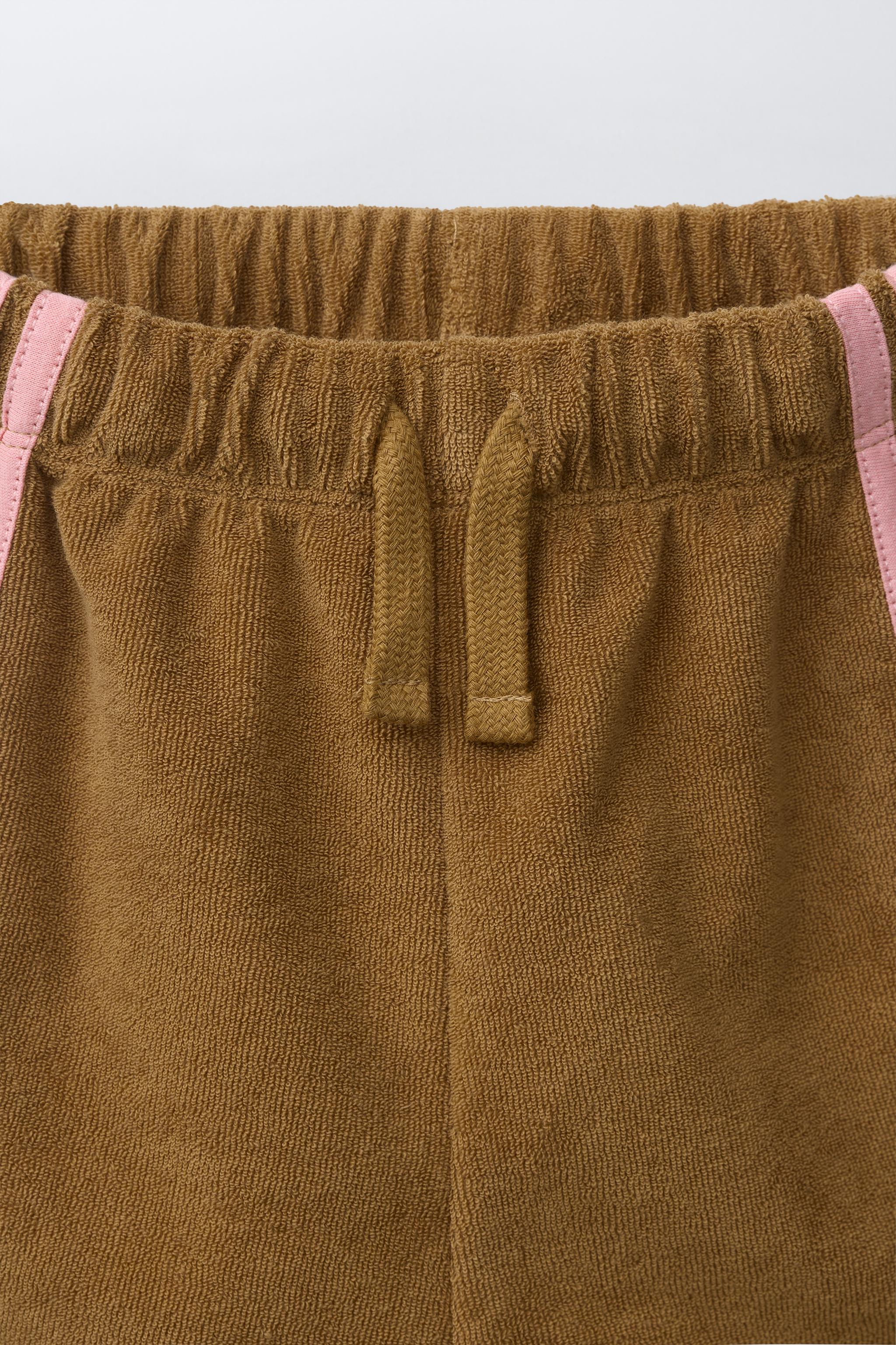 ENSEMBLE JOGGING T-SHIRT UNI ET BERMUDA EFFET ÉPONGE