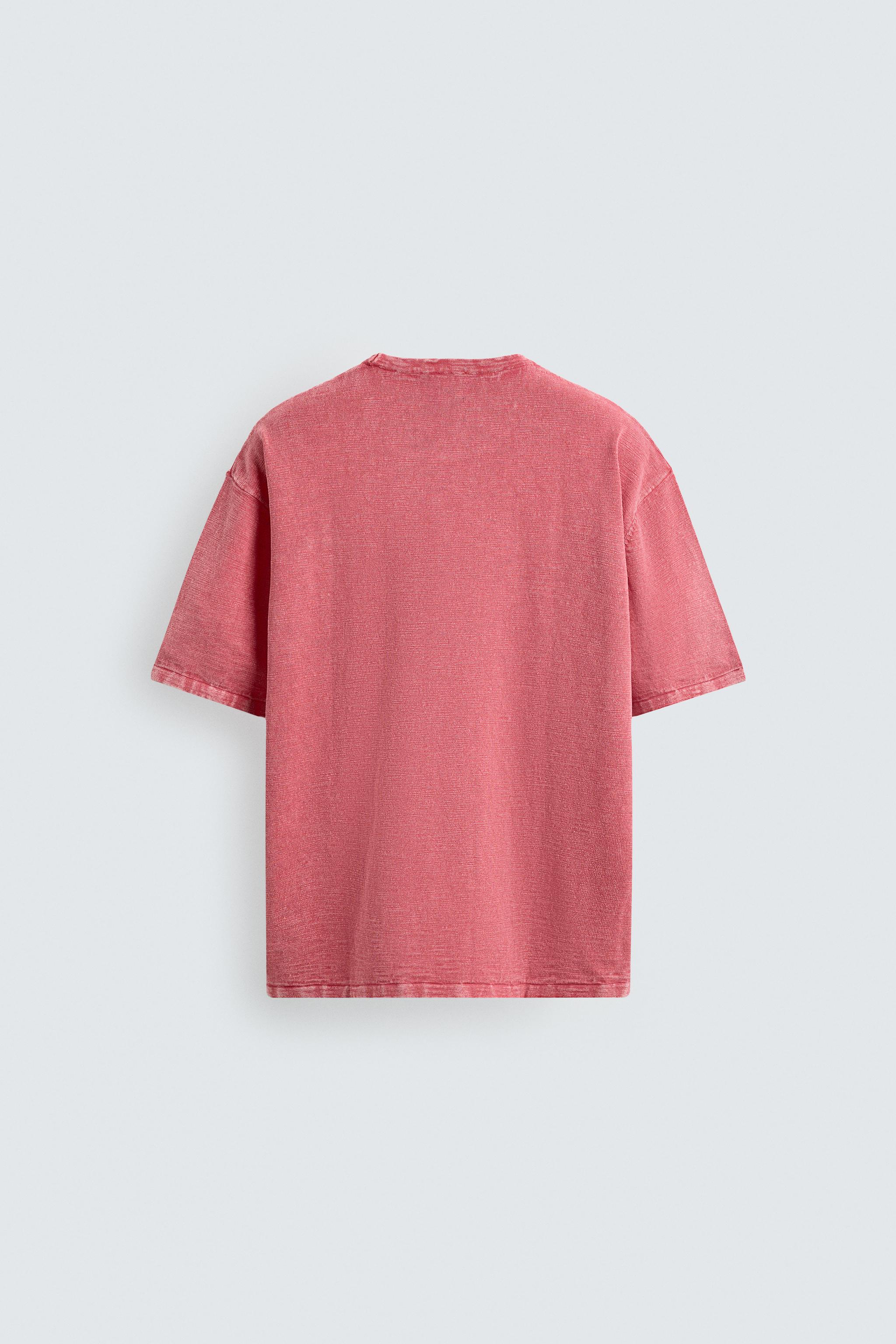 FLAMÉ TEXTURED KNIT T-SHIRT
