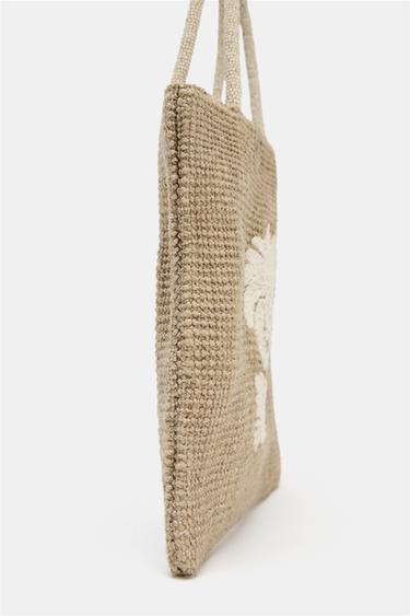SAC SHOPPER - Beige clair de Zara - Image 3