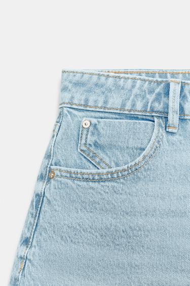 SHORT Z1975 MOM FIT - Bleu clair de Zara - Image 7