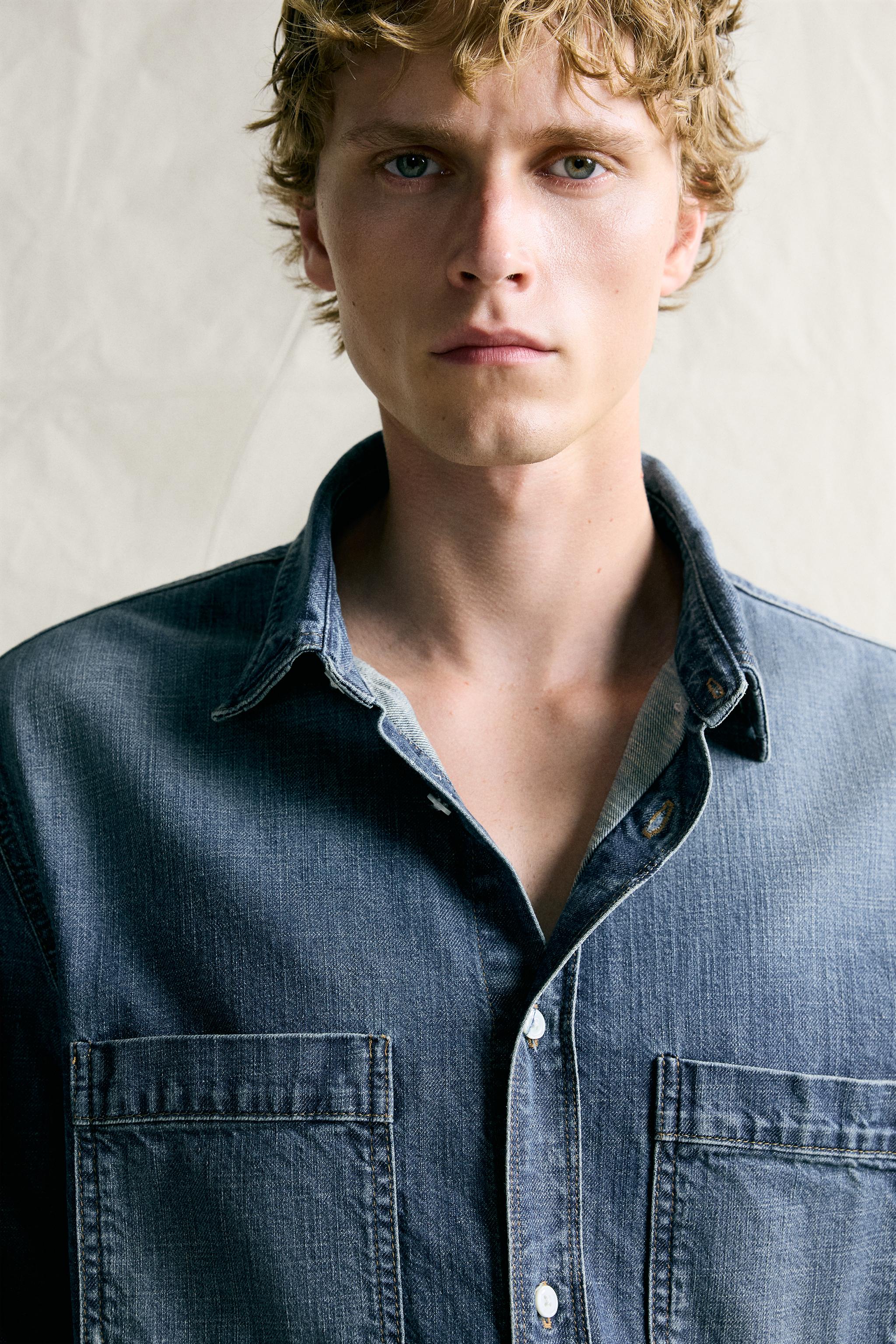 REGULAR FIT DENIM SHIRT