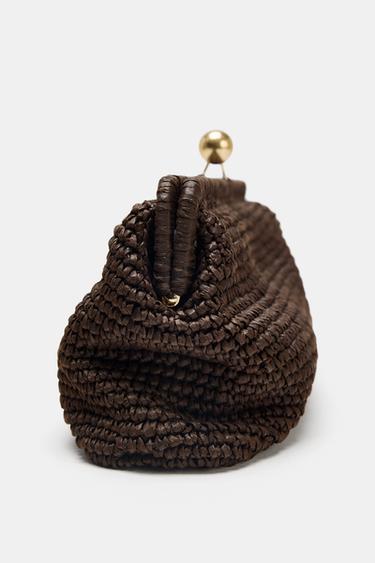 SAC ENVELOPPE TRESSÉ - Marron de Zara - Image 3