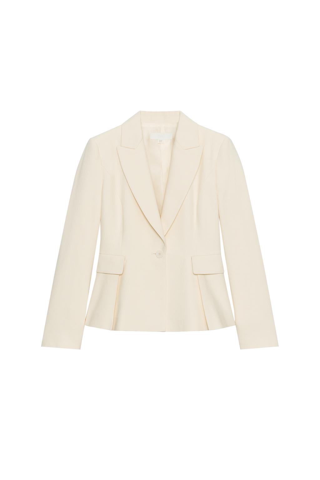 SHOULDER PAD PEPLUM TAILORED BLAZER - image 3