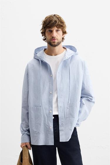 CAMISA RAYAS CAPUCHA - Rayas de Zara